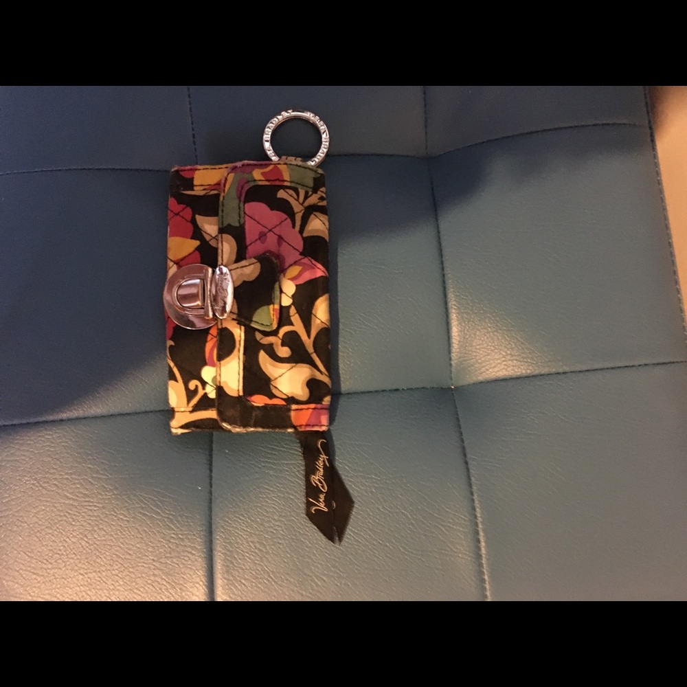 Women’s wallet with flowers.